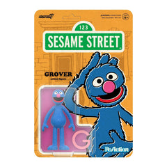 Super7 x Sesame Street Grover ReAction Figure