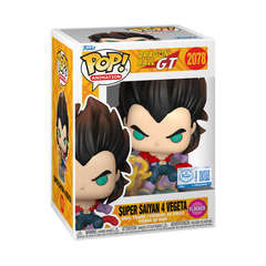 Funko POP! Animation: Dragon Ball GT - Super Saiyan 4 Vegeta 2078 (Flocked) (Light Box Damage)
