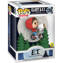 Funko POP! Moments: Elliot & E.T. 1259 (Glows in the Dark)