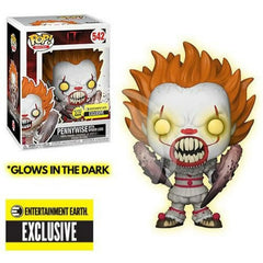 Funko Pop Movies It Pennywise With Spider Legs 542 GLOWS IN THE DARK - ENTERTAINMENT EARTH EXCLUSIVE