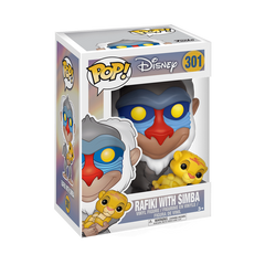 Funko POP! Disney: Rafiki with Simba 301 (Minor Box Damage)