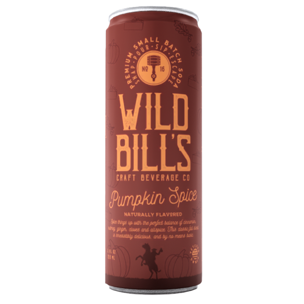 Wild Bill’s Pumpkin Spice Craft Soda (12oz)