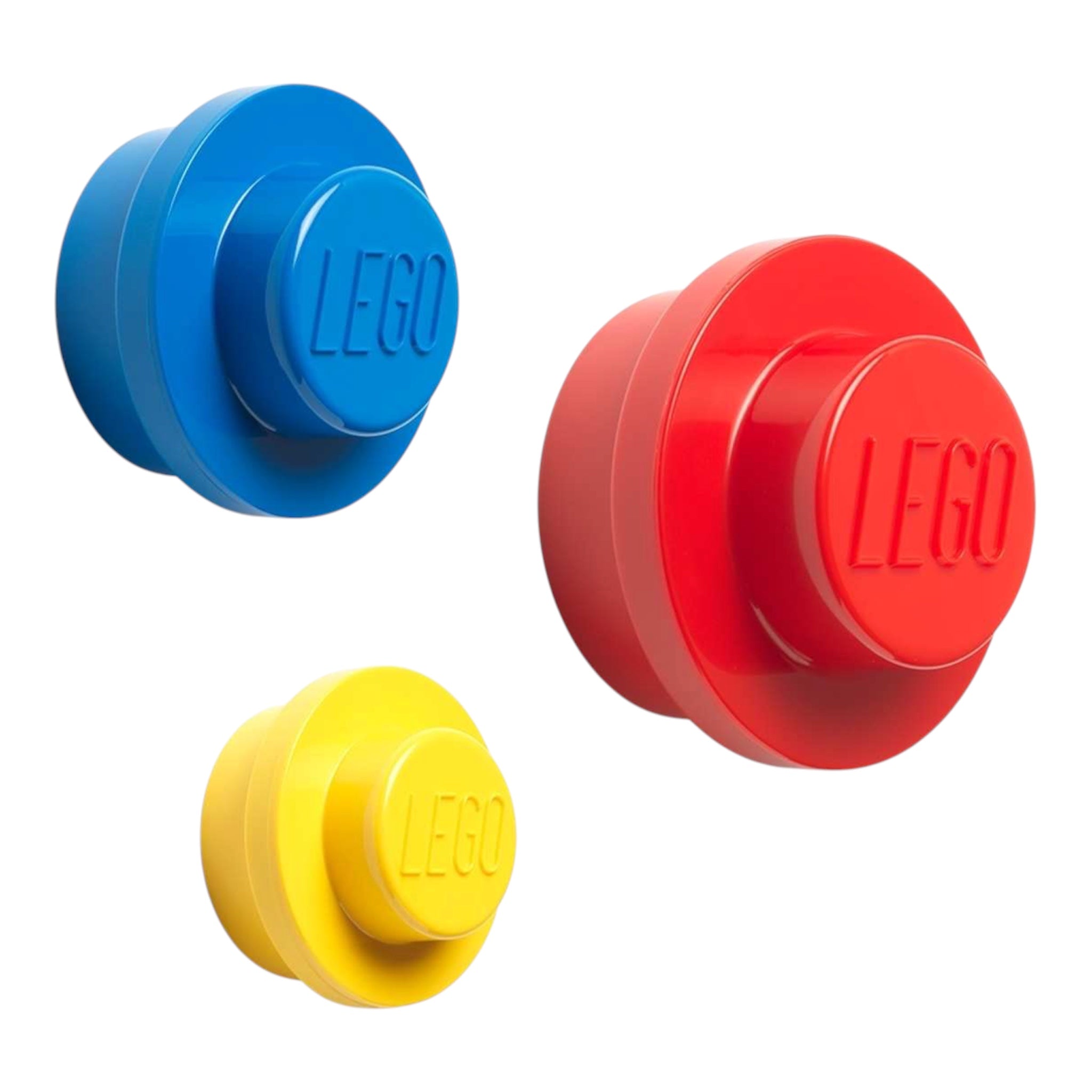 LEGO Red, Bright Blue and Yellow Wall Hanger Set