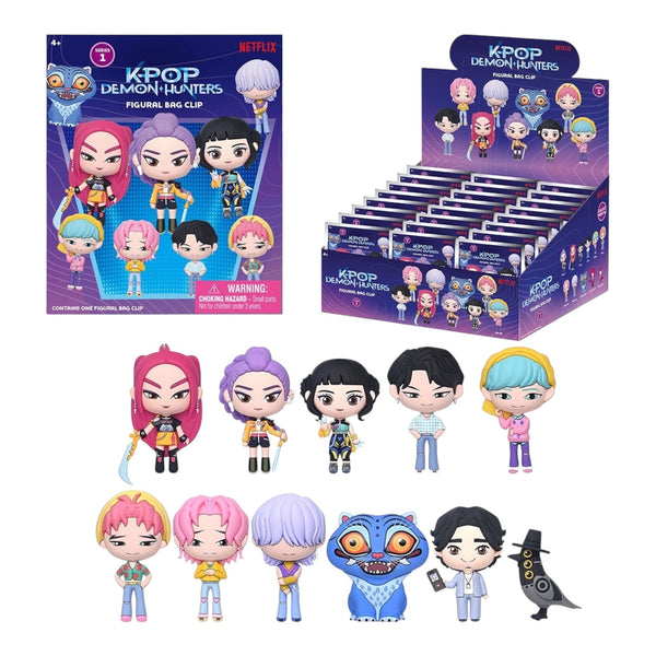 K-pop Demon Hunters 3D Foam Bag Clip Series 1