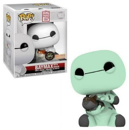 Funko- Big Hero 6 - Baymax with Mochi - Glow Chase - 988
