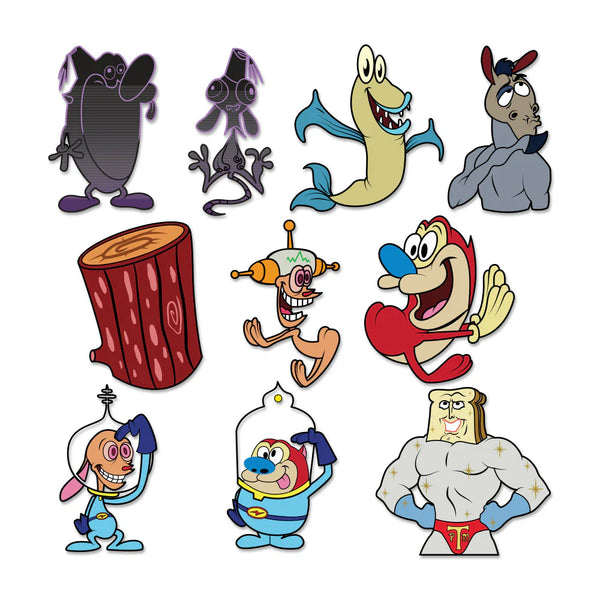 Kidrobot Ren & Stimpy Enamel Pin Series