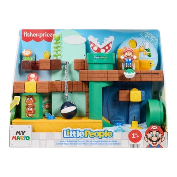 Fisher Price x Super Mario Bros. Little People My Mario Mario's Adventure Playset