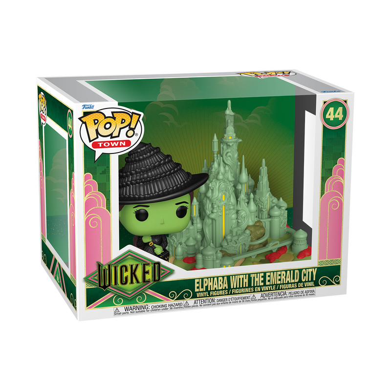 Funko POP! Town: Wicked - Elphaba with the Emerald City 44