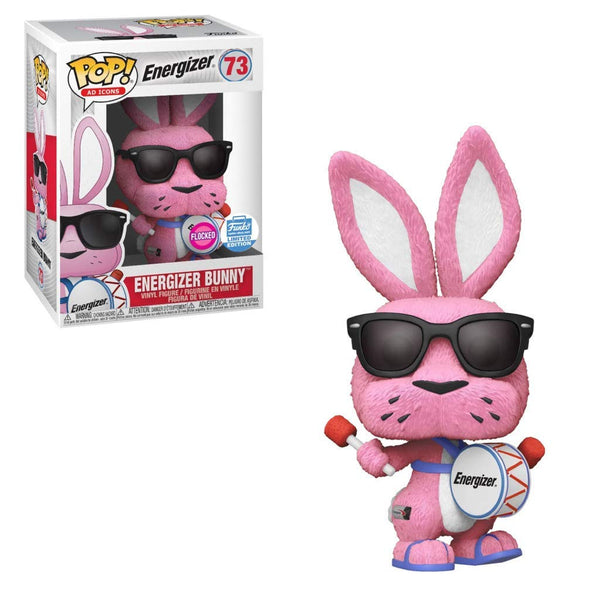 Funko POP! Ad Icons: Energizer Bunny 73 (Flocked) (Funko Limited Edition)
