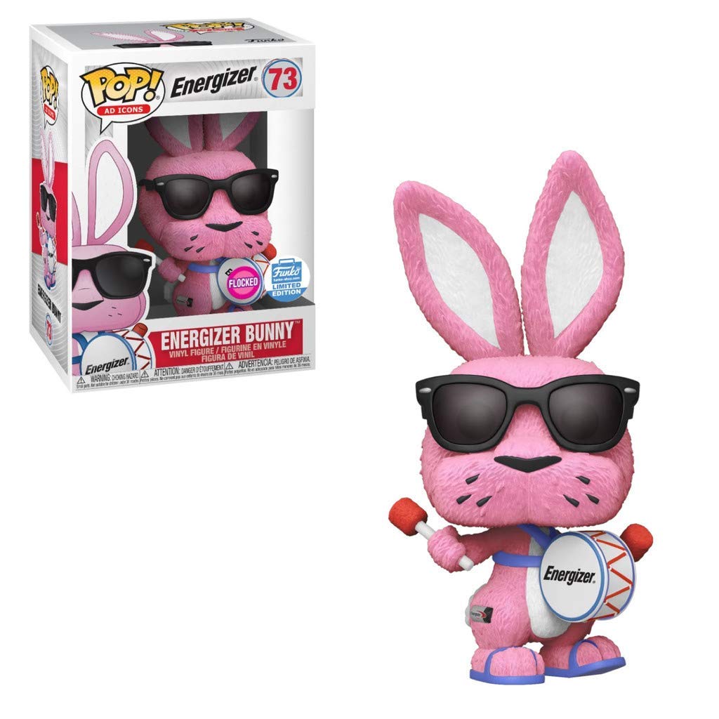 Funko POP! Ad Icons: Energizer Bunny 73 (Flocked) (Funko Limited Edition)