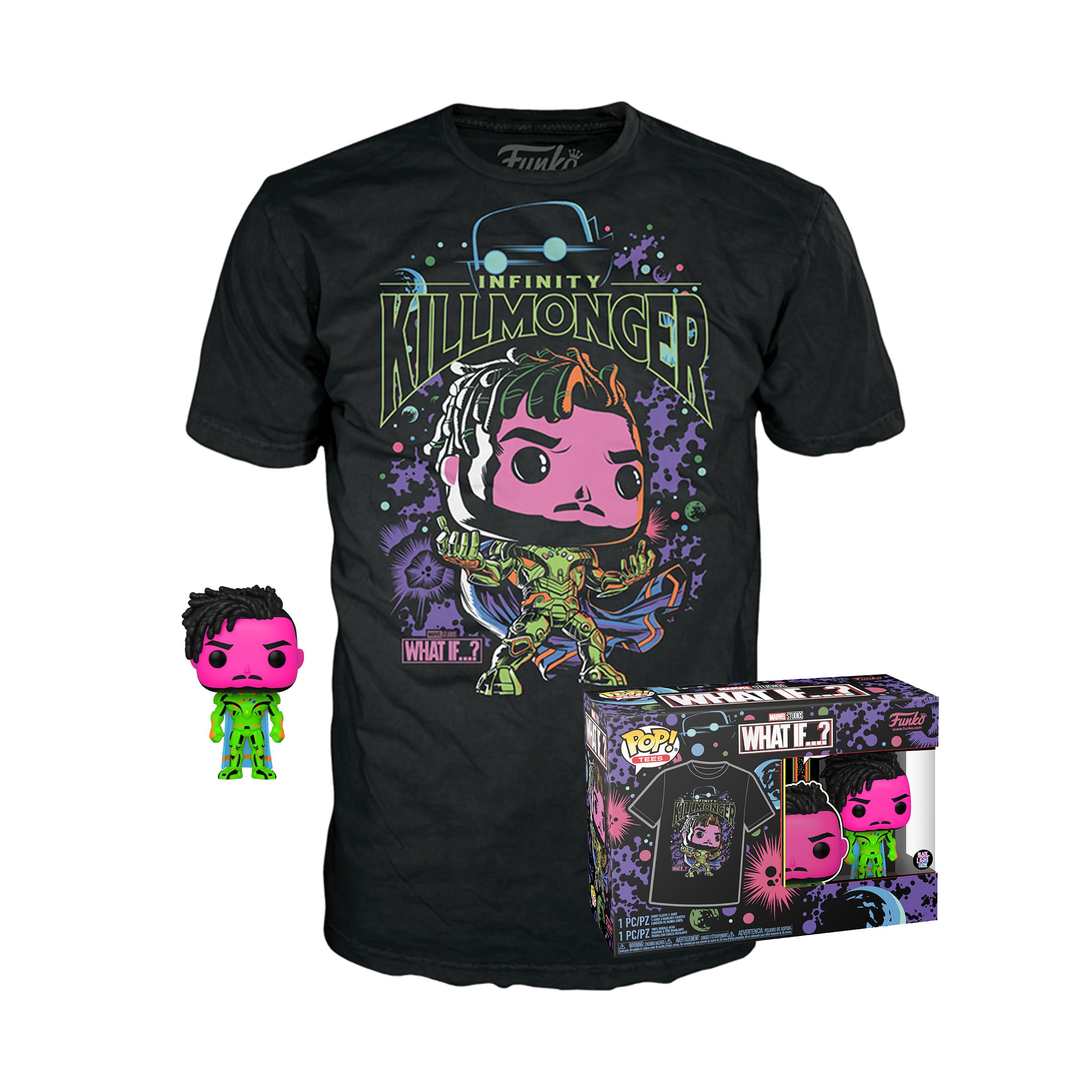 Funko POP! Tees: What If…? Killmonger (XL)