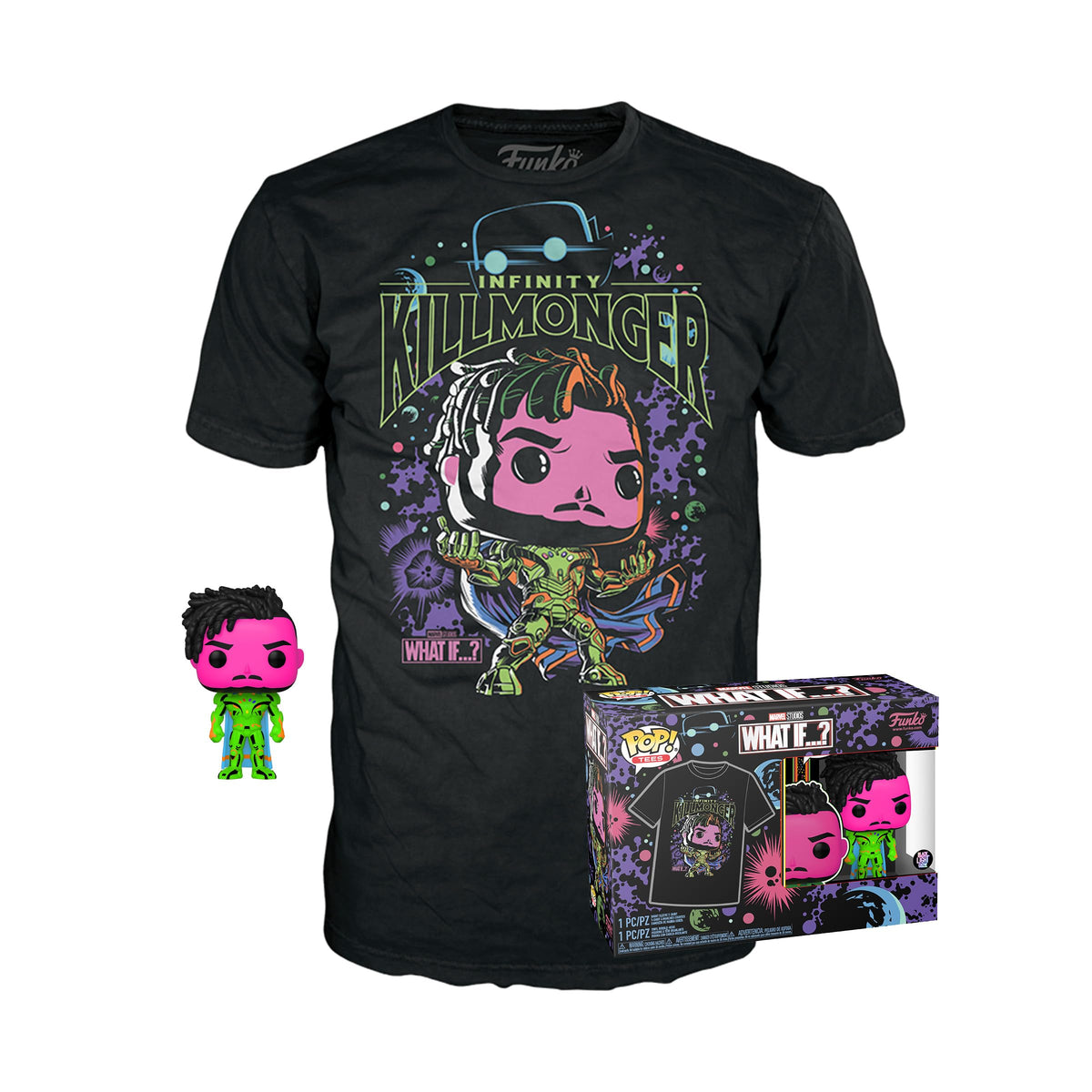 Funko POP! Tees: What If…? Killmonger (XL)