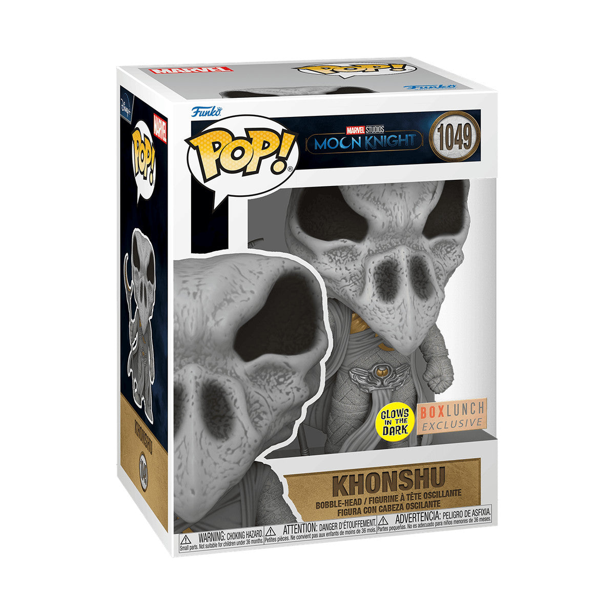 Funko POP! Moon Knight: Khonshu 1049 (Box Lunch Exclusive) Glows in the Dark)