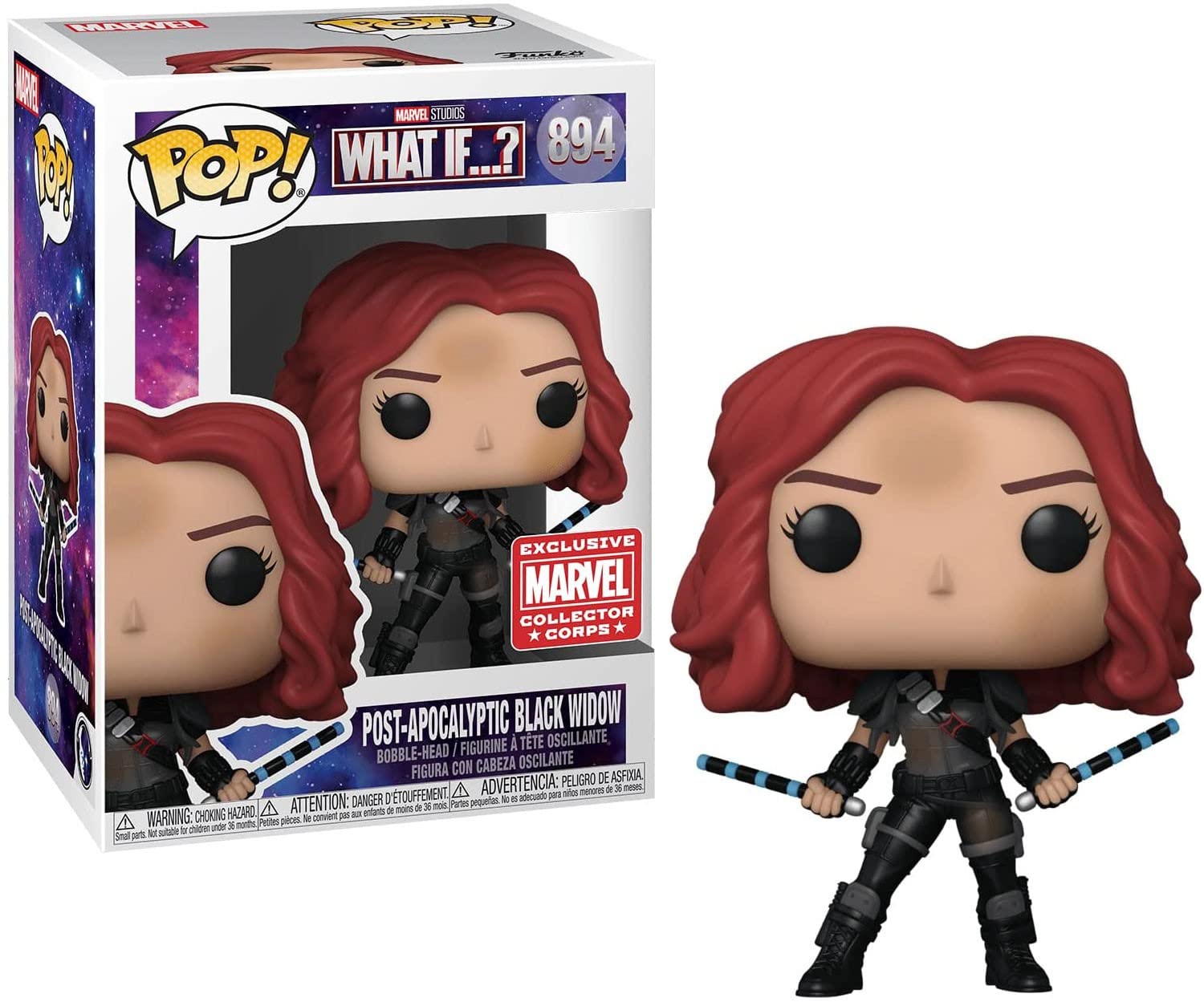 Funko POP! Marvel Studios What If…? - Post-Apocalyptic Black Widow 894 (Exclusive Marvel Collectors Corps)