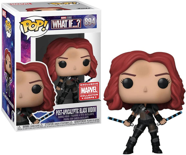 Funko POP! Marvel Studios What If…? - Post-Apocalyptic Black Widow 894 (Exclusive Marvel Collectors Corps)