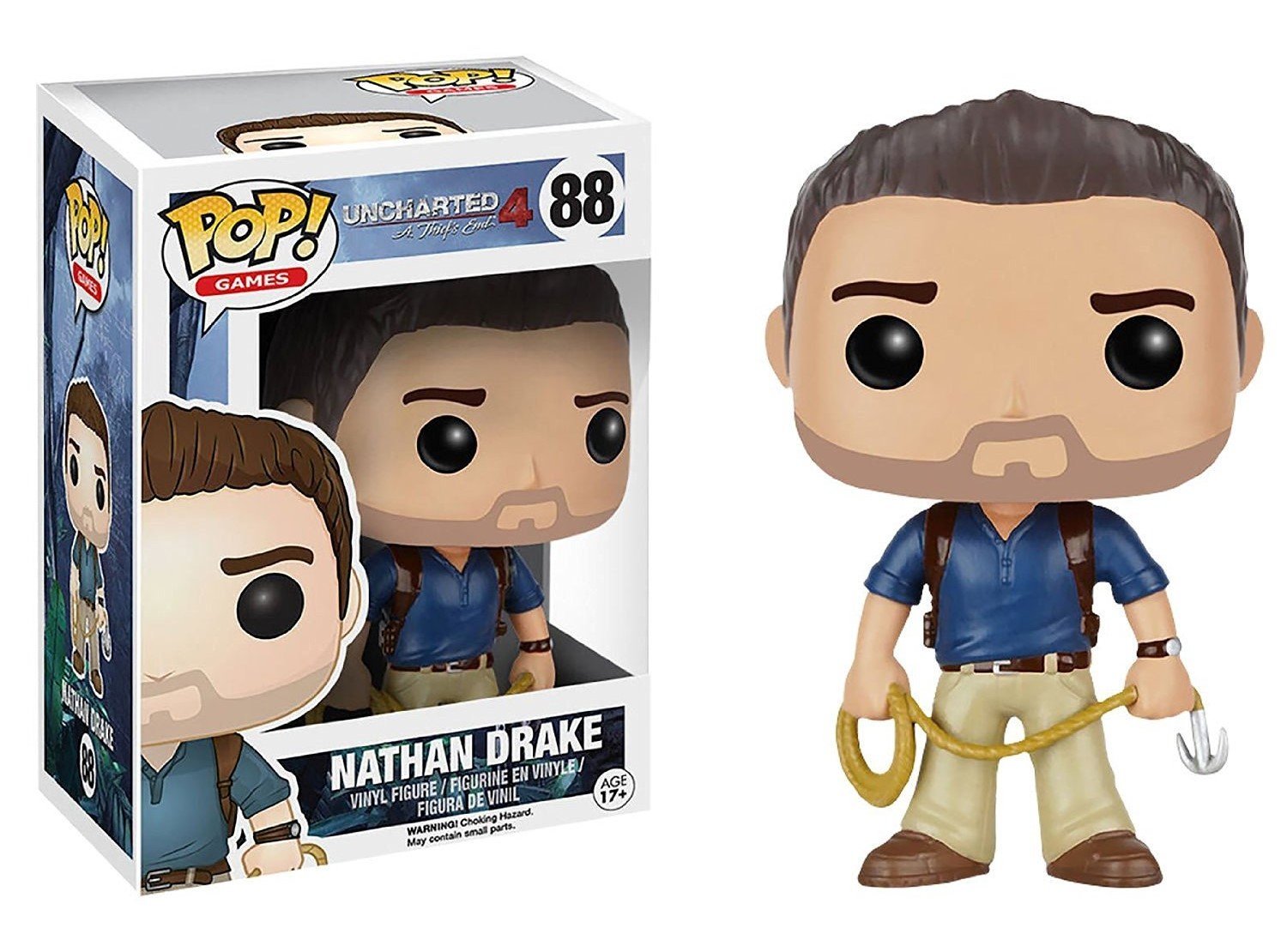 Funko POP! Uncharted 4: Nathan Drake 88 (BOX DAMAGE)