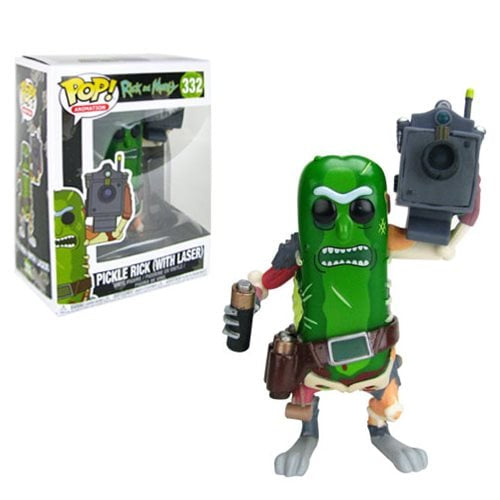 Funko POP! Animation: Rick and Morty - Pickle Rick (With Laser) 332