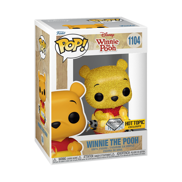 Funko POp! Disney: Winnie the Pooh 1104 (DIAMOND COLLECTION) (Hot Topic Exclusive)