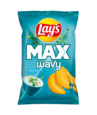 Lay’s Max Wavy - Tzatziki (150g) (Slovenia)