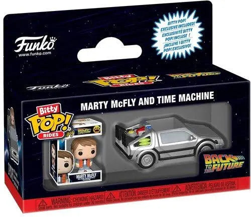 Funko Bitty POP! Rides: Marty McFly and Time Machine
