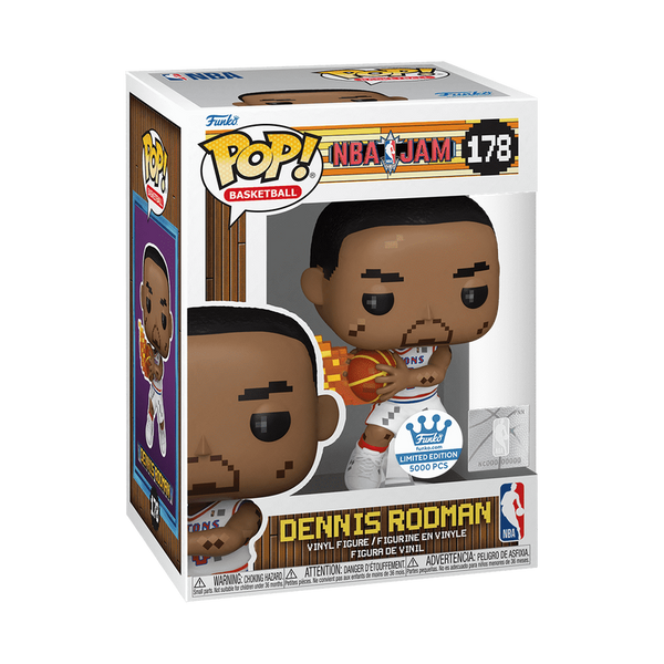 Funko POP! Basketball: NBA Jam - Dennis Rodman 178 (Funko Limited Edition)