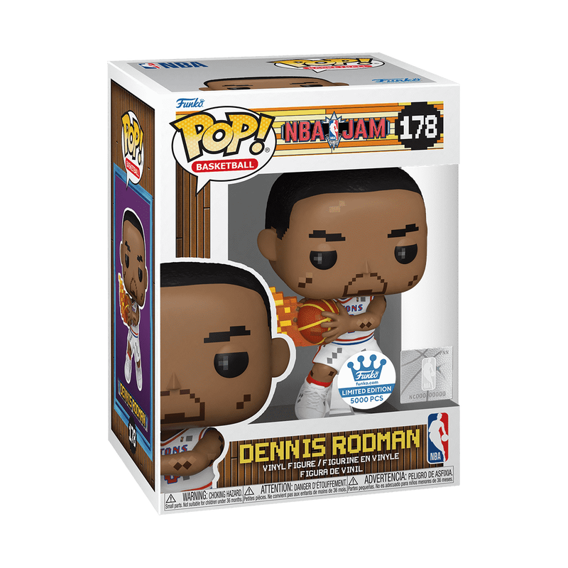 Funko POP! Basketball: NBA Jam - Dennis Rodman 178 (Funko Limited Edition)