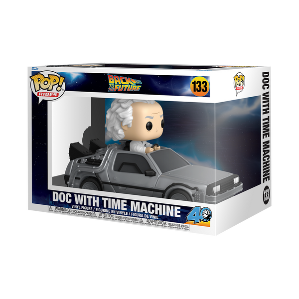 Funko POP! Rides: Back to the Future - Doc with Time Machine 133