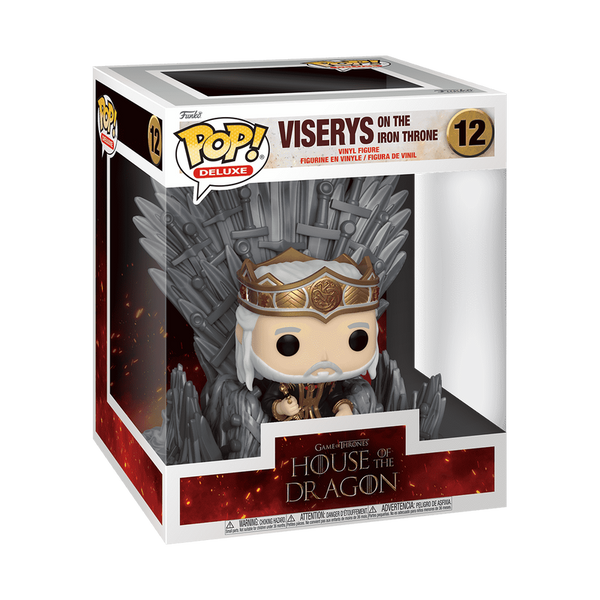 Funko POP! Deluxe: House of the Dragon - Viserys on the Iron Throne 12