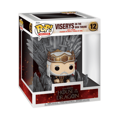 Funko POP! Deluxe: House of the Dragon - Viserys on the Iron Throne 12