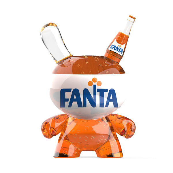 Kidrobot x Fanta® 3" Fanta Orange Resin Dunny Art Figure