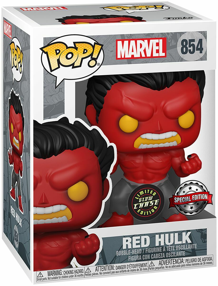 Funko POP! Marvel: Red Hulk 854 (Glow Chase)