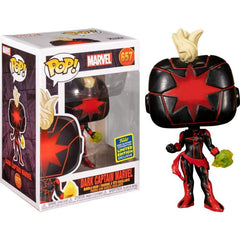 Funko POP! Marvel: Dark Captain Marvel 657 (2020 Comic Con Limited Edition)