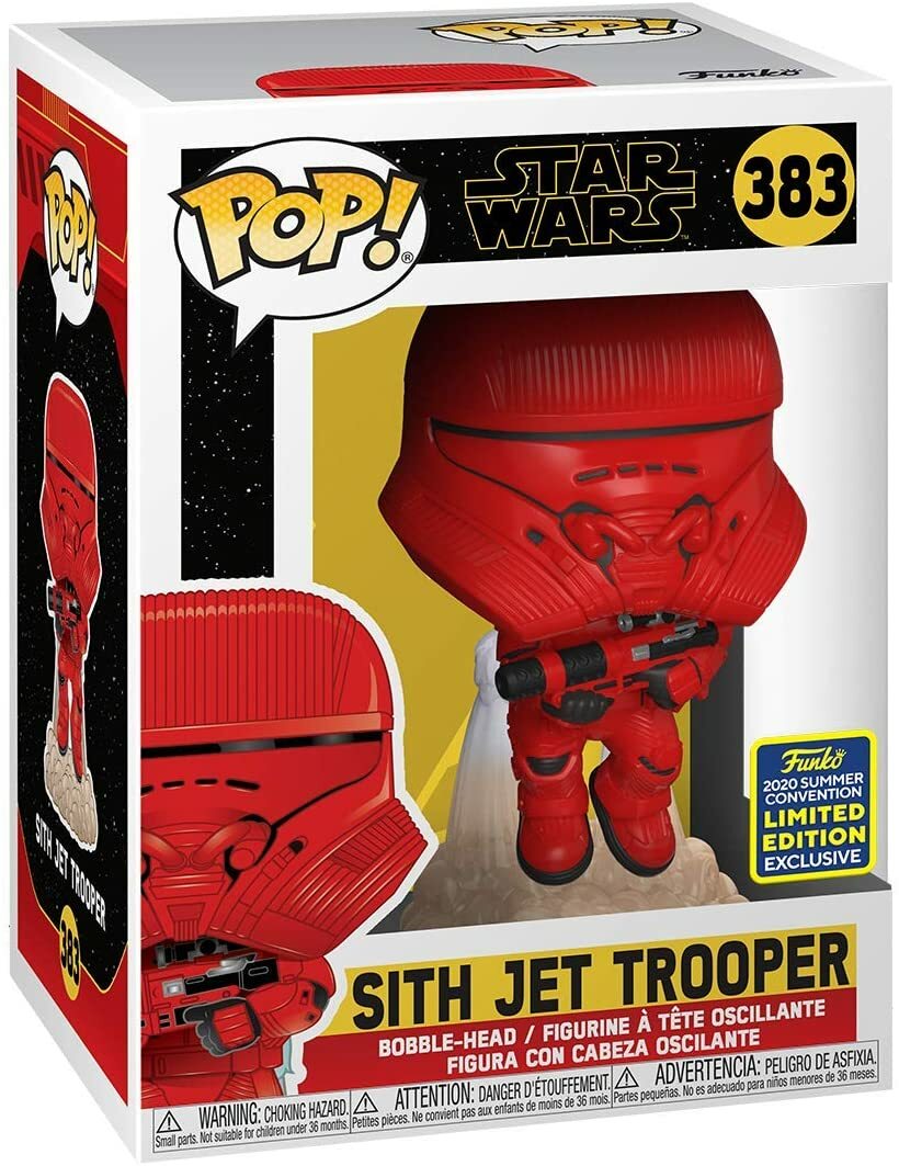 Funko POP! Star Wars: Sith Jet Trooper 383 (2020 Comic Con LE) (Sun bleached box)