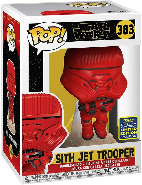 Funko POP! Star Wars: Sith Jet Trooper 383 (2020 Comic Con LE) (Sun bleached box)
