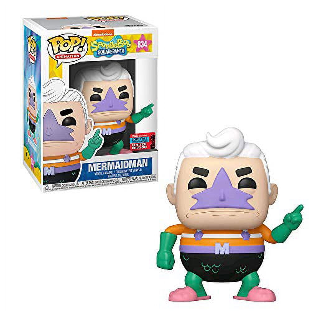 Funko POP! Animation: SpongeBob SquarePants - Mermaidman 834 (New York 2022 ComicCon LE)