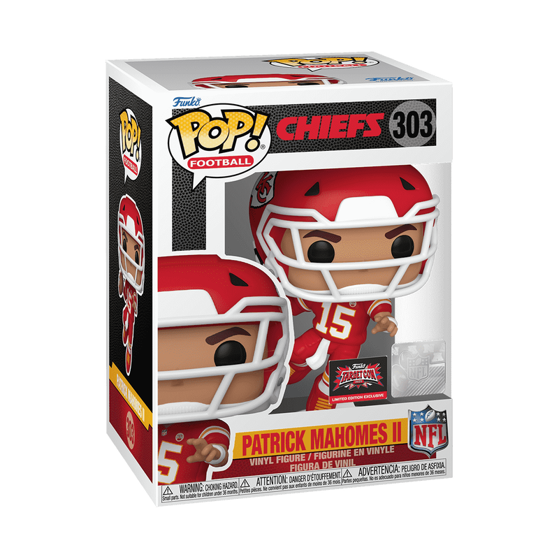 Funko POP! Football: Chiefs - Patrick Mahomes II 303 (Target Con 2025)