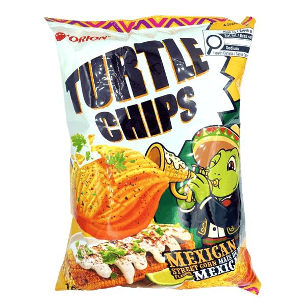 Orion Turtle Chips Mexican Street Corn Flavor (160g) (Korea)