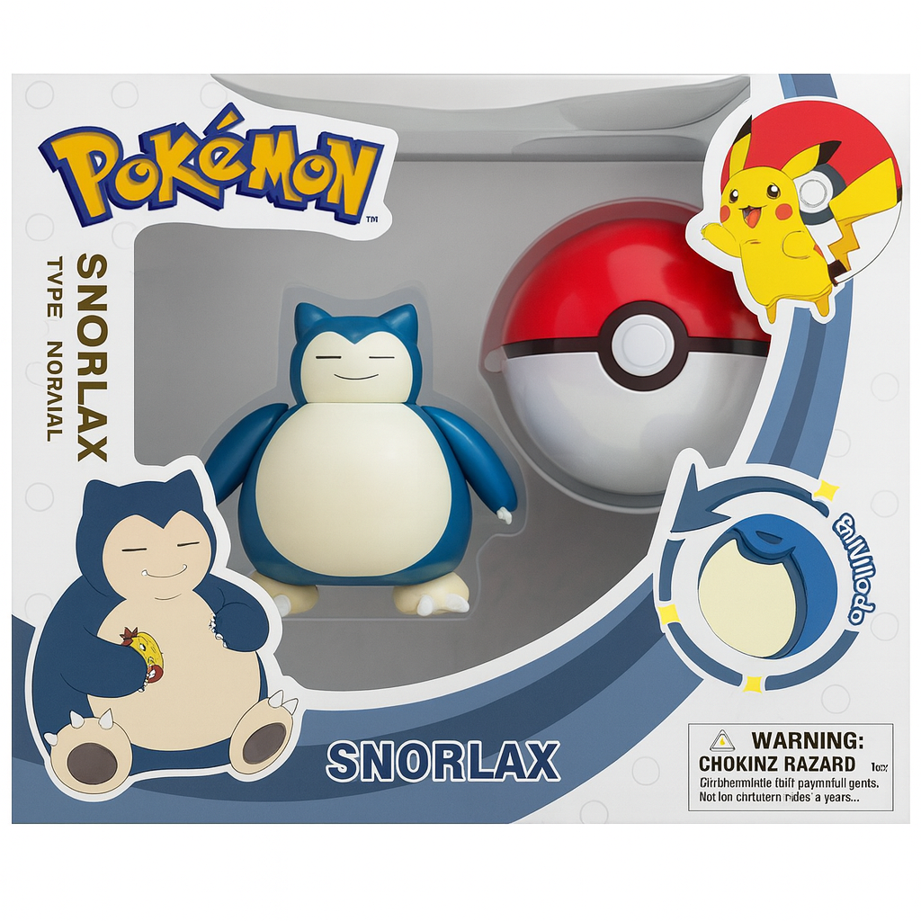 Snorlax Zhuang Chen’s Transformation Toy RARE
