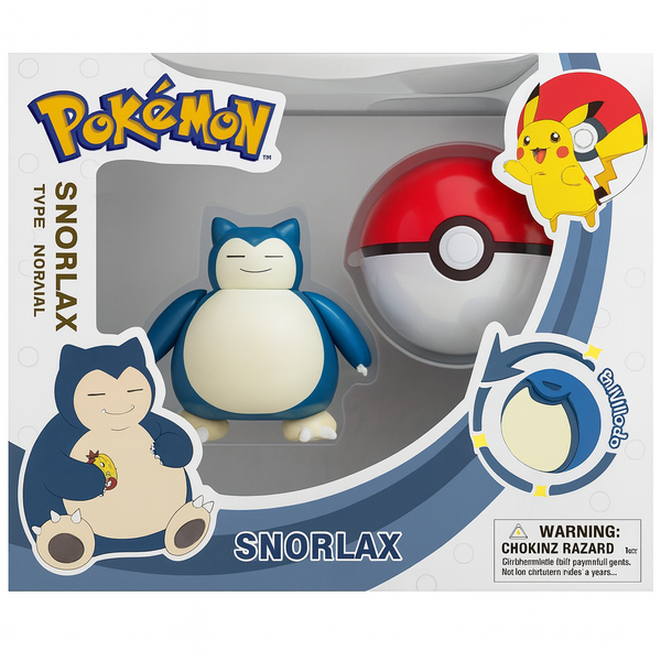 Snorlax Zhuang Chen’s Transformation Toy RARE