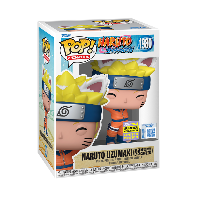 Funko POP! Animation: Naruto Shippuden - Naruto Uzumaki (Sasuke’s Paw Encyclopedia) 1980