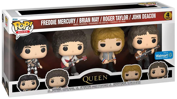 Funko POP! Rocks: Queen 4 Pack (Light Box Damage)