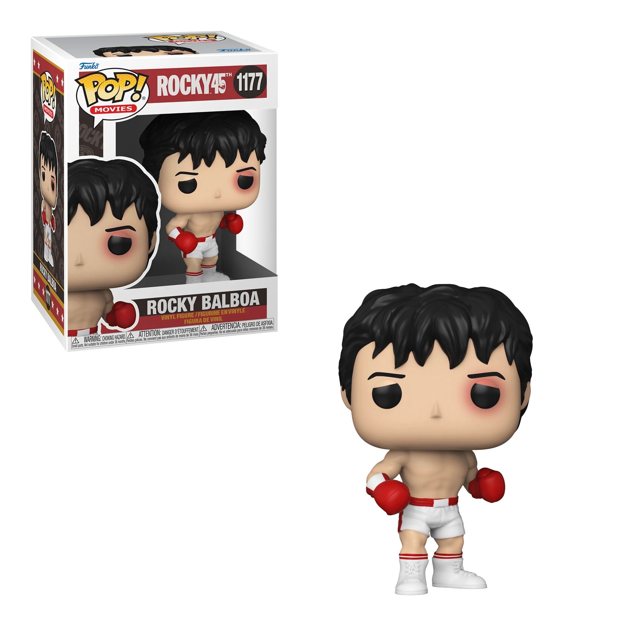 Funko POP! Movies: Rocky 45th - Rocky Balboa 1177 (Box is Damaged)