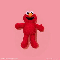 KAWS Water Parade x Sesame Street - Elmo Plush Keychain