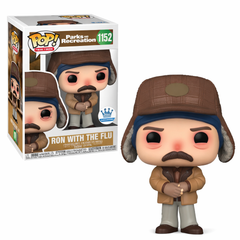 Funko POP! Television: Parks and Recreation - Ron with the Flu 1152 (Funko Exclusive)