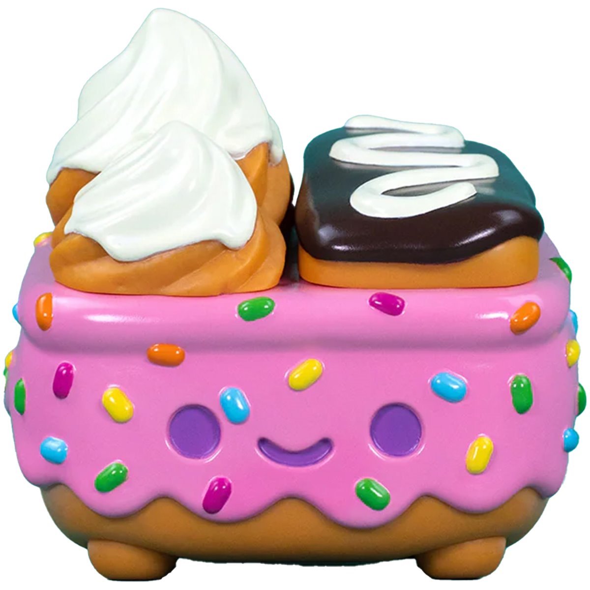 Pink Donut Dumpster Fire Vinyl Figure