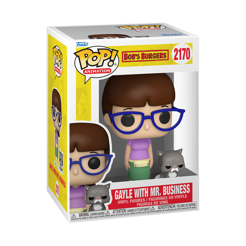 Funko POP! Animation: Bob’s Burger - Gayle with Mr. Business 2170