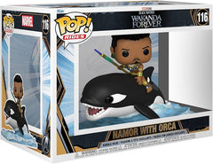Funko POP! Rides: Black Panther Wakanda Forever - Namor with Orca 116 (LIGHT BOX DAMAGE)