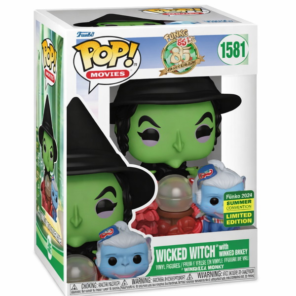 Funko POP! Movies: Wizard of Oz 85th Anniversary - Wicked Witch with Winged Monkey (Funko 2024 Summer Convention Limited Edition)