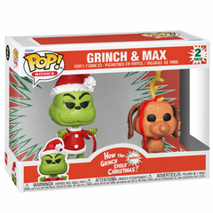Funko POP! Books: How the Grinch Stole Christmas! - Grinch & Max 2 Pack