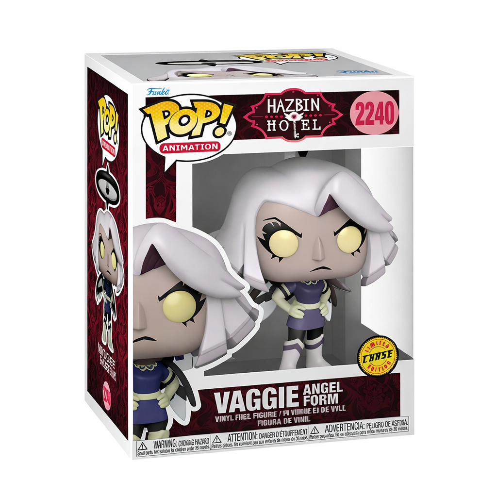Funko POP! Animation: Hazbin Hotel - Vaggie Angel Form 2240 (CHASE) (Small Box Tear)